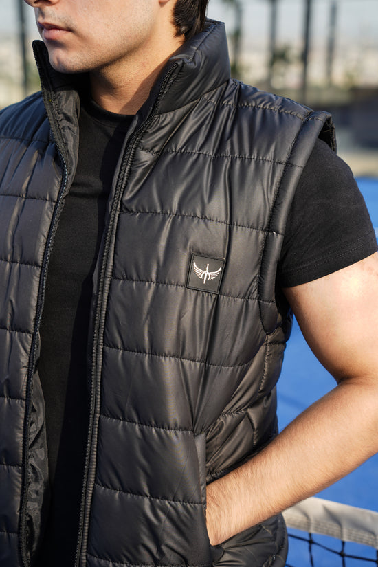 Premium Sleeveless Puffer - Black
