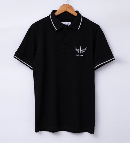 Plain Black Polo