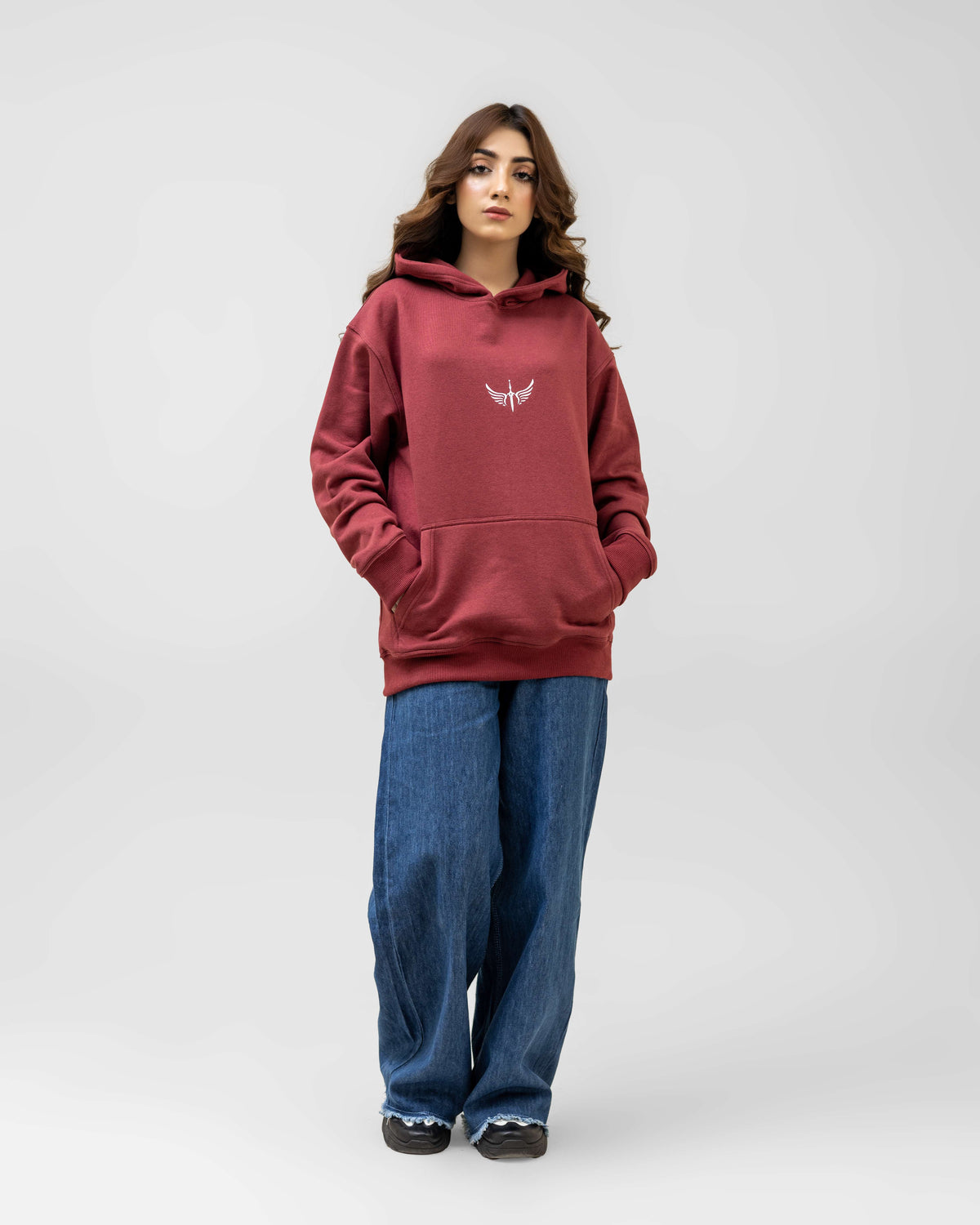 Take The Lead hoodie - Maroon