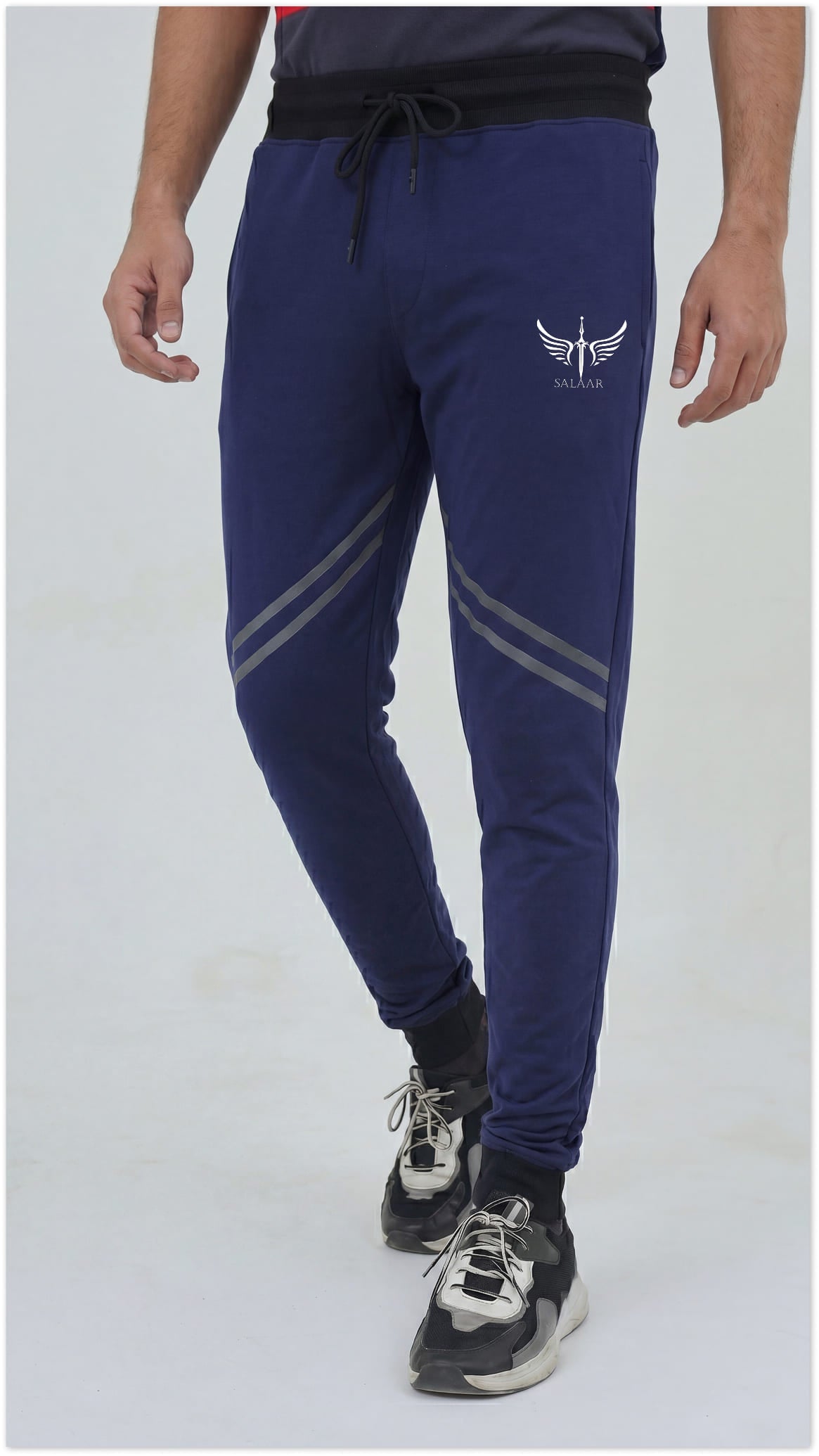 Premium Slim Fit Cotton Trouser - Titan Blend Navy