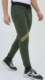 Premium Slim Fit Cotton Trouser - Sunlit Forest