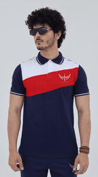 Tri color Basic Polo