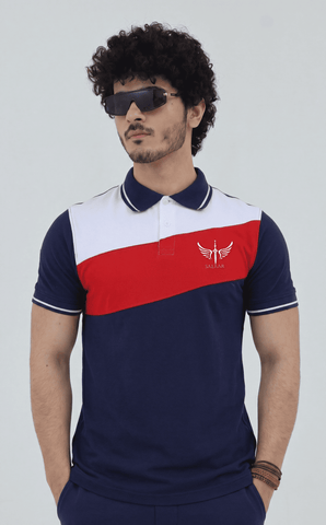 Tri color Basic Polo