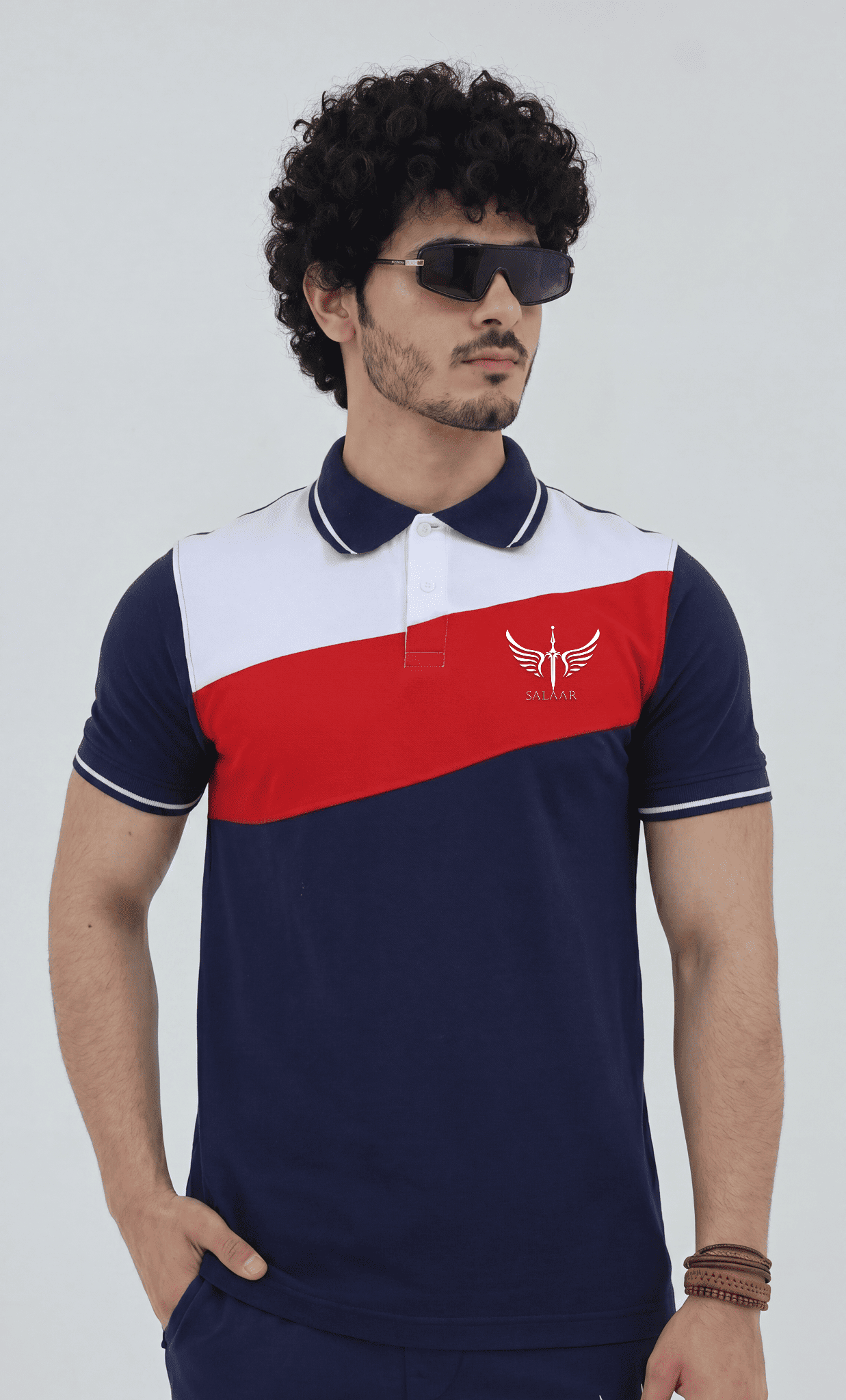 Tri color Basic Polo