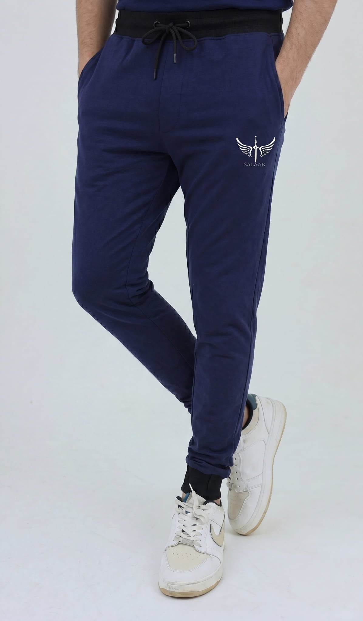 Premium Slim Fit Cotton Trouser - Classic Navy