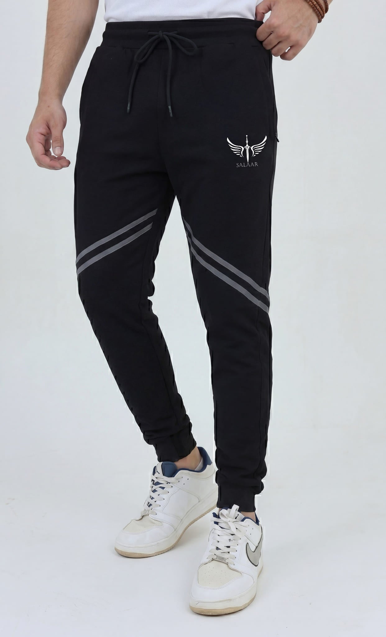 Premium Slim Fit Cotton Trouser - Storm Fade