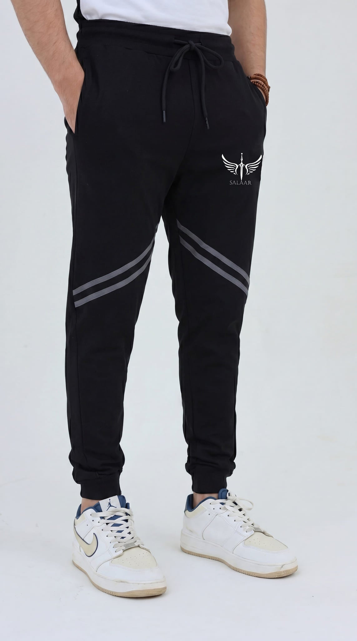 Premium Slim Fit Cotton Trouser - Storm Fade