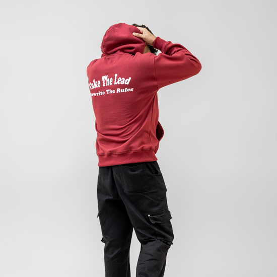 Take The Lead hoodie - Maroon