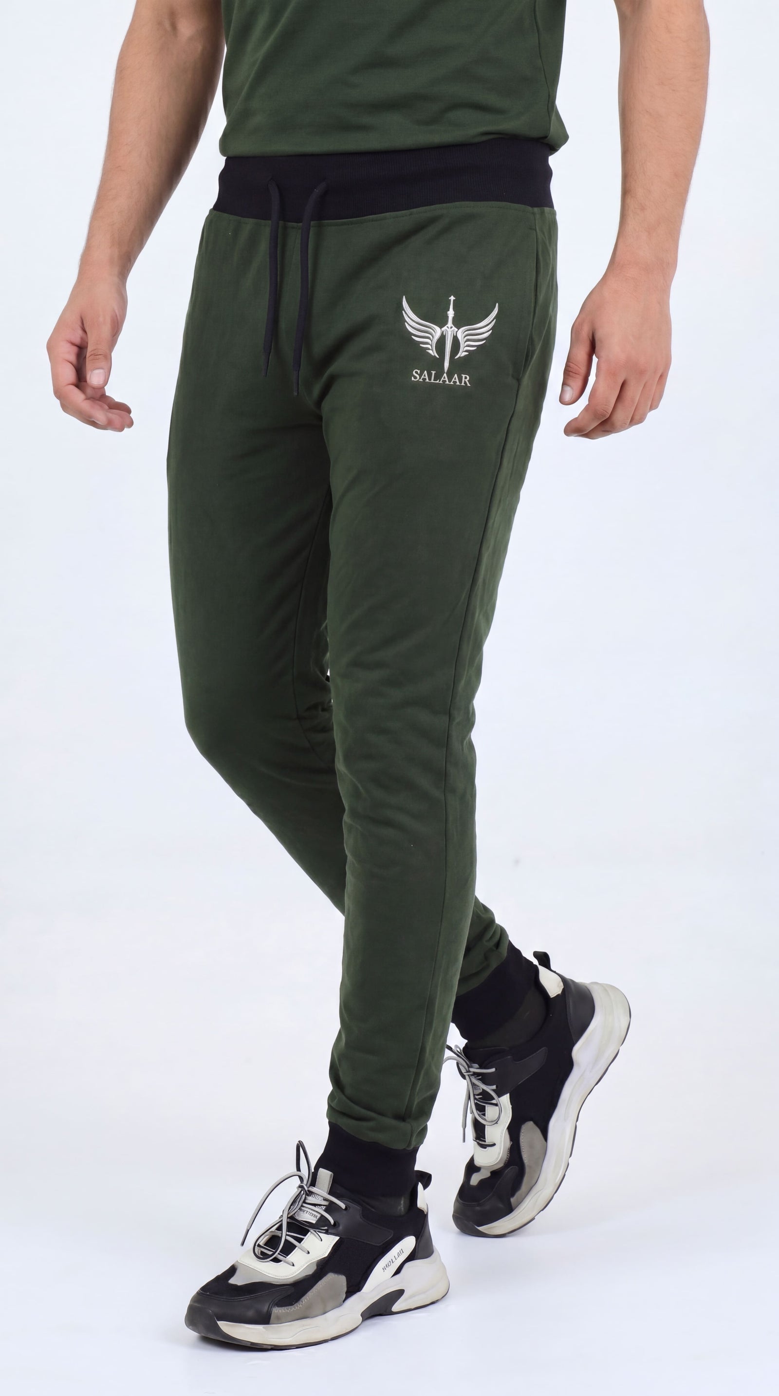 Premium Slim Fit Cotton Trouser - Classic Olive