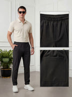 Straight Fit Trouser Pant - Black