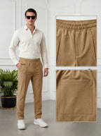 Straight Fit Trouser Pant - Khaki