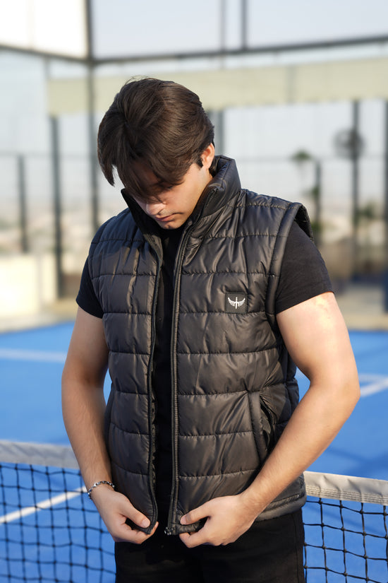 Premium Sleeveless Puffer - Black