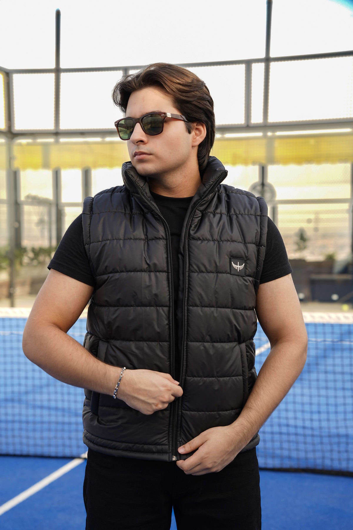 Premium Sleeveless Puffer - Black