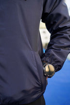 Waterproof Windbreaker Jacket - Navy Blue