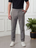 Straight Fit Trouser Pant - Silver Grey