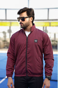 Waterproof Windbreaker Jacket - Maroon