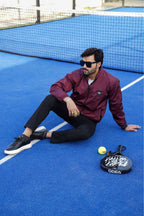 Waterproof Windbreaker Jacket - Maroon