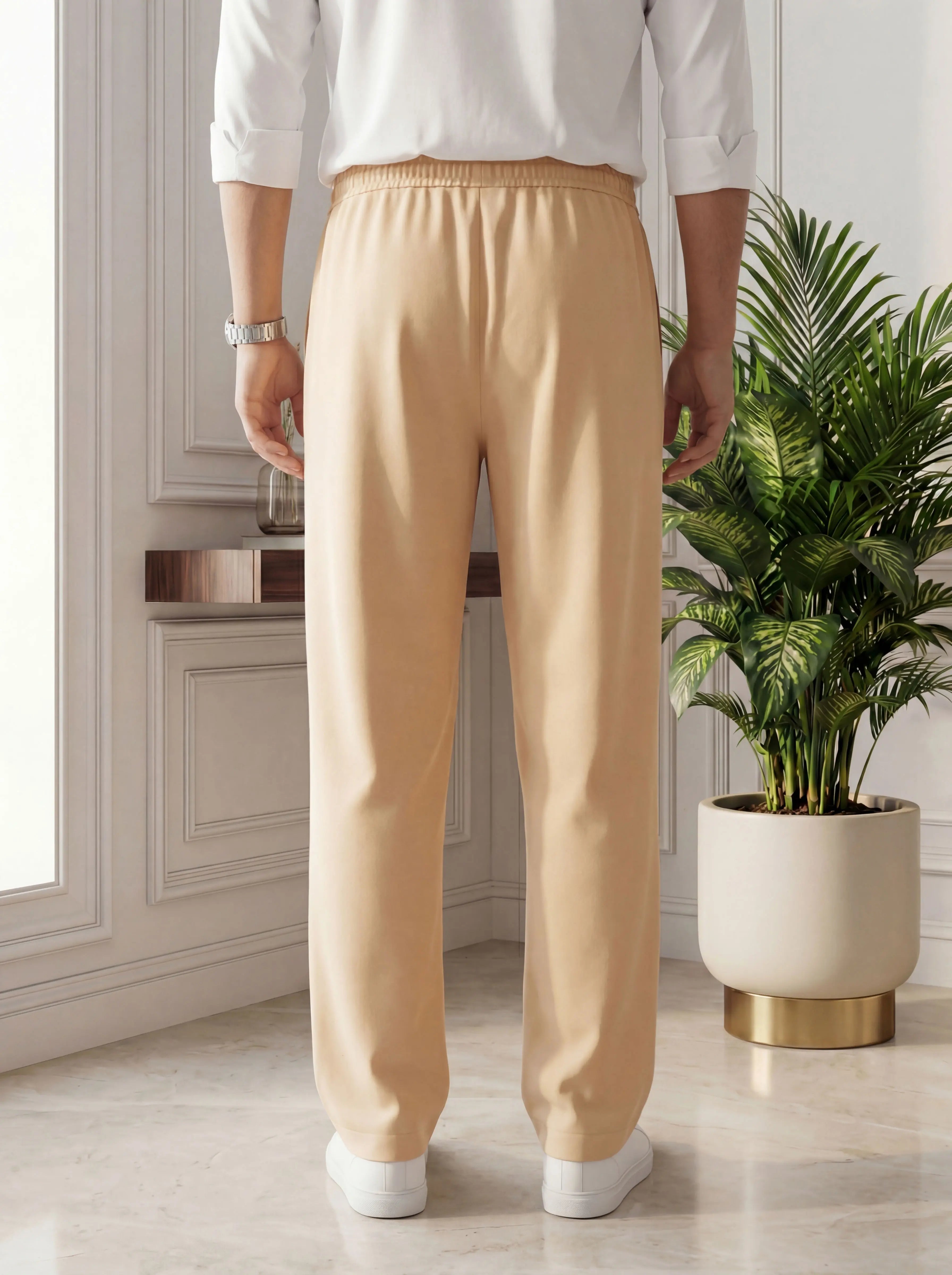 Baggy Fit Trouser – Off White