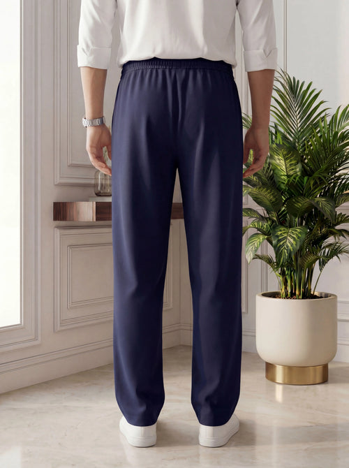 Baggy Fit Trouser – Navy Blue