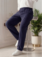 Baggy Fit Trouser – Navy Blue